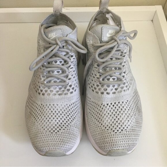 NIKE Air Max Thea Ultra Flyknit Pure Platinum Sneakers - Picture 4 of 12